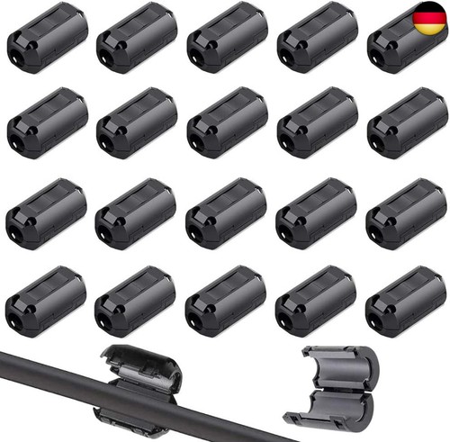 20pcs schwarz ferrit - schwarz, ringkern