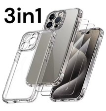 Handyhülle Panzerfolie für iPhone 17 16 15 14 13 12 11 Pro Max Mini Schutzglas