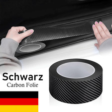 Auto Einstiegsleisten Schutz Für Mazda Schwarz Carbon Folie Lackschutzfolie 7cm