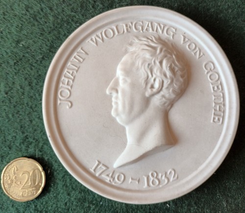 Grosse porzellanmedaille - grosse,