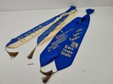 2 Auszeichnungen BSG Motor Ascota Karl-Marx-Stadt Judo blau weiß  #238408