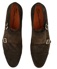 Santoni Halbschuhe Double Monk