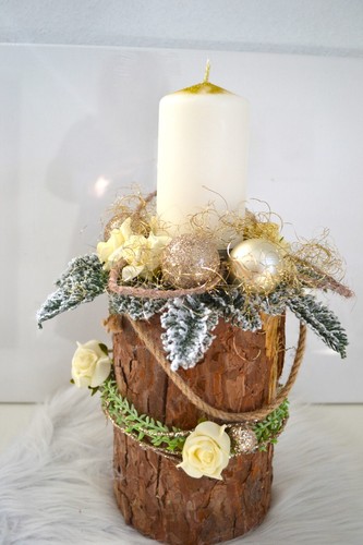 Adventskranz adventgesteck - adventskranz,