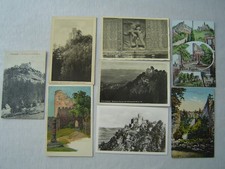 8 x  Ruine Kynast Riesengebirge Schlesien Burg  Schloss 8 Postkarten   1922