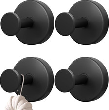 Bangbobi Saughaken Extra Stark Schwarz 4 Stück Handtuchhalter Badezimmer Küche o
