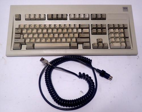 Vintage clicky ibm keyboard - vintage,