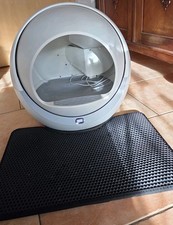 Petree Selbstreinigende Elektrische Katzen Toilette mit Matte Schwarz