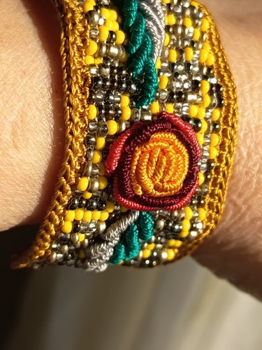 Armband handarbeit glasperlen - armband,