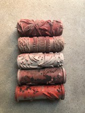 5x Musterwalzen Malerwalzen Strukturwalze 20cm - dreckig, sehr weich (9697)