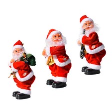 Elektrische Weihnachtsmann Musikpuppe Schütteln Hüften Spielzeug