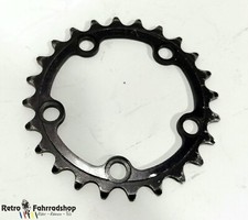 SR Sakae 24 Z. MTB Kettenblatt Schwarz 74mm Lochkreis 24T BJ 1990 18g RAR BLACK