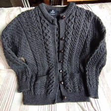 Pullover Damen  (Aran Lumber Jacket) Merino Wolle Irland