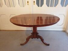 Tisch, Salontisch, oval, Mittelfuß, Louis Philippe, Mahagoni,