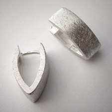 Schicke Creolen aus eismatt