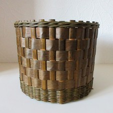 Blumenübertopf Korb-Übertopf mit Kunststoffboden Ø ca. 31 cm Höhe ca. 24 cm