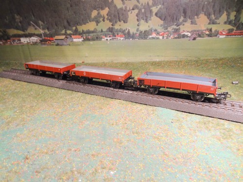 Märklin niederbordwagen - h0, 3