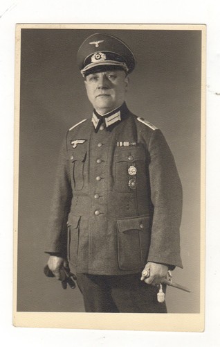 Altes portrait foto leutnant - portrait,