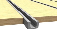  T-Track Alu T-Schine T-Nut Gehrungsschiene Holzbearbeitung Werkzeug 400mm Länge