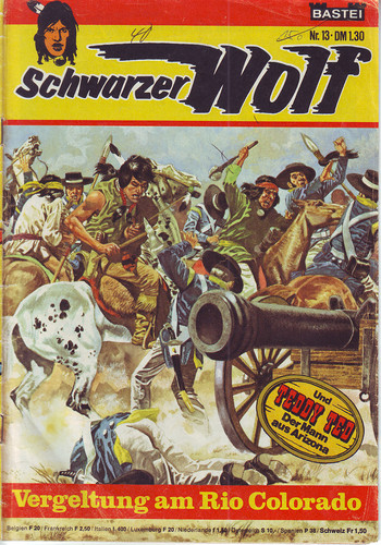 Schwarzer wolf 13 - wolf,, nr.