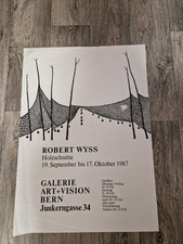 Ausstellungsplakat robert wyss - robert,
