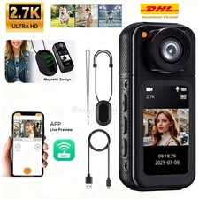 Mini Bodycam 1080P Action Cam WIFI Überwachungskamera Wasserdicht Körperkamera.