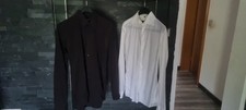 3x Herrenhemden Hugo Boss Slim Fit  (schwarz, 38) & Abrams Slim Fit(weiß, 37/38)