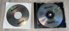 2 CDs Microsoft Works 2000 ohne KEYs, einmal mit CD Case einmal nur mit Umschlag