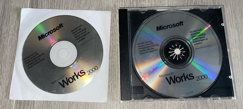 Cds microsoft works 2000 - 2,