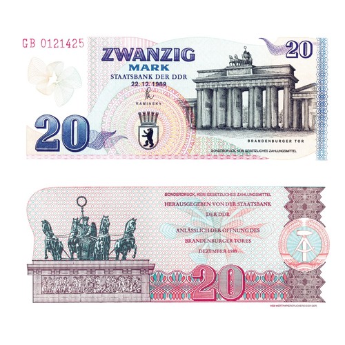 Ddr mark 1989 - 1989, brandenburger