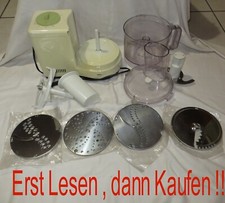 Braun 4243 4258 4259  Küchenmaschine Ersatzteile Rührbesen Deckel Schüssel Reibe