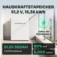15kWh Batteriespeicher 51.2V