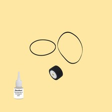 Riemen Andruckrolle Öl = Kit 8 für Crown CSC-627 Boombox