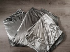 Bettwäsche Samt Grau 135x200 Kissenbezug 80x80 Cashmere Touch...