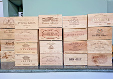 Weinkiste OHK Holzkiste 6er-Größe, von edlen französischen Weingütern