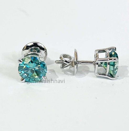 Karat blau behandelt diamant - blau,