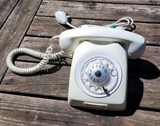 Telefon ERICSSON 0029860/09 mit Wählscheibe 1960:er oder 1970:er Retro