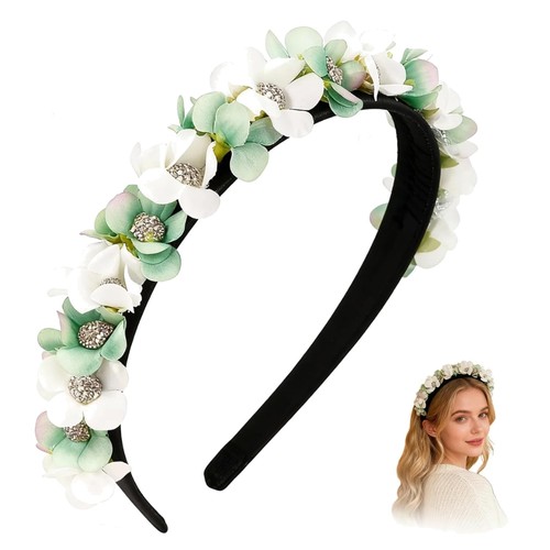 Haarreif blumen kranz damen - haarreif,