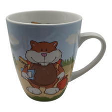 Tasse NICI Hamster mit Schulsachen Kaffee-becher Sammeltassen Schulkind