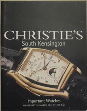 Christie's Auktionskatalog Uhren, South Kensington. Important Watches. Wednesday