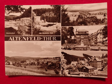 Altenfeld 1967. Schwimmbad u.a. Schöne alte s/w-AK. Frankiert & gelaufen.