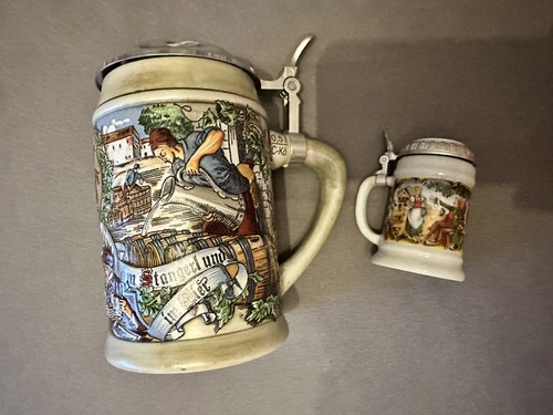 Großer kleiner bierkrug - großer,