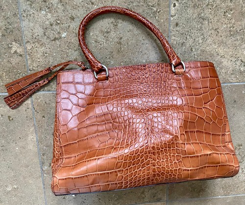 Bogner hand tasche braun leder - braun,