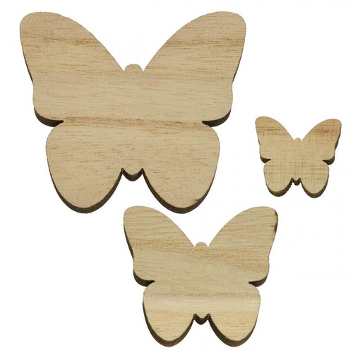 Holz schmetterlinge dekorativ - schmetterlinge,