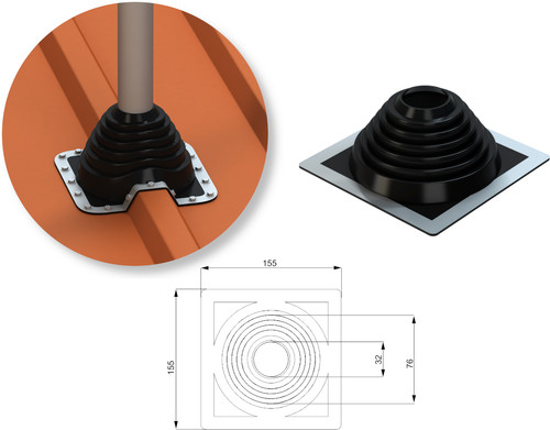 Epdm rohrmanschette - epdm,