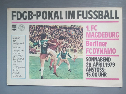 Orig prg ddr fdgb pokal - orig.,