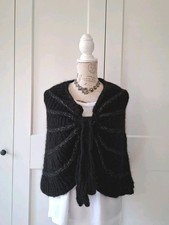 Cape Poncho Umhang Wolle Stola