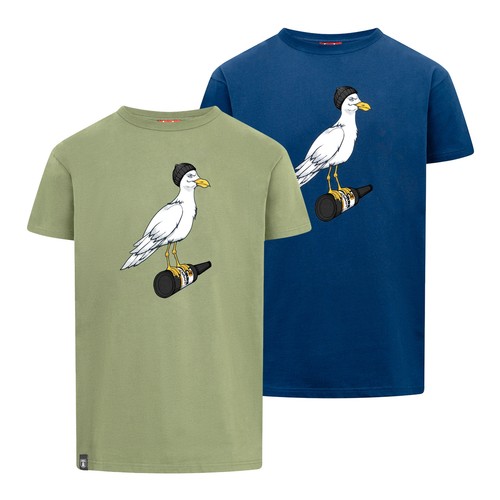 Derbe herren rundhalsshirt - herren,