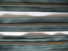 YKK-Reißverschluß 5 mm Dunkelgrün col.890- Länge 30 cm für Jacken, u.ä.