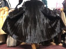 Nerzmantel Nerz Pelz Pelzmantel BLACKGLAMA Fur Mink Coat Pelliccia Visone 40-46