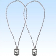 2 x Kette mit Rasierklinge f